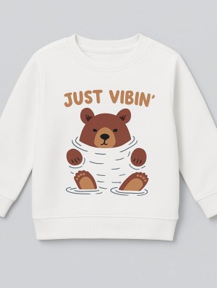 Παιδικό Φούτερ Για Αγόρι 5-8 Χρονών Λευκό 