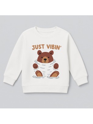 Παιδικό Φούτερ Για Αγόρι 5-8 Χρονών Λευκό 