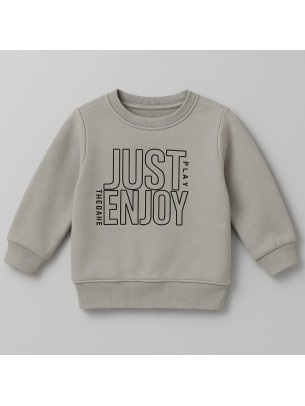 Παιδικό Φούτερ με Φλίς  Για Αγόρι 3-7 Χρονών Μπεζ