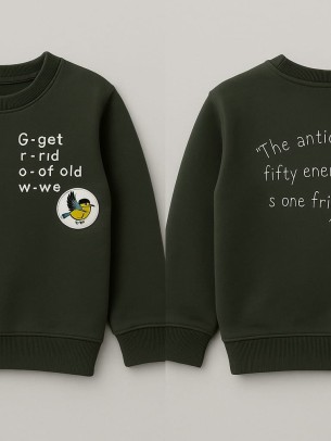 Παιδικό Φούτερ με Φλίς Για Αγόρι 4-8 Χρονών Χακί