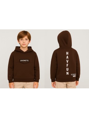 Παιδικό Φούτερ  Για Αγόρι  6-9 Χρονών Καφε