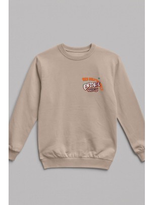 Παιδικό Φούτερ Για Αγόρι 8-12 Χρονών Μπεζ