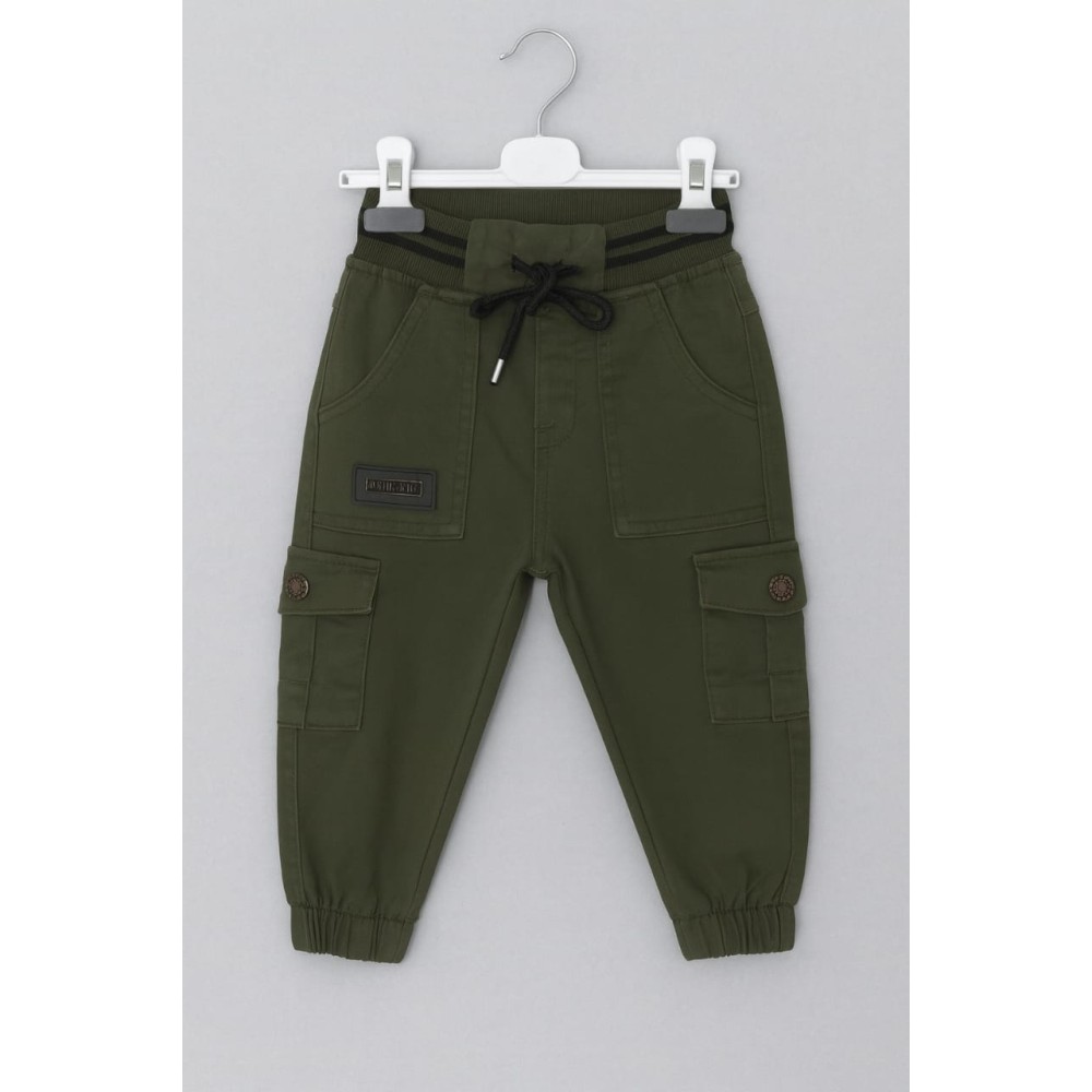 Παιδικό Παντελόνι Για Αγόρι 1-6 Χρονών Χακί