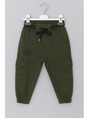 Παιδικό Παντελόνι Για Αγόρι 1-6 Χρονών Χακί