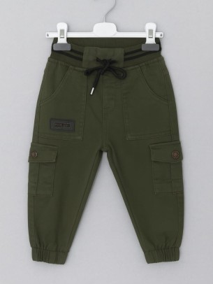 Παιδικό Παντελόνι Για Αγόρι 1-6 Χρονών Χακί