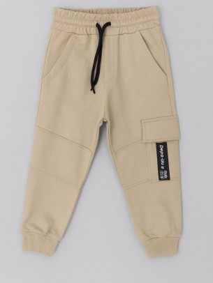 Παιδικό Παντελόνι Φόρμας Για Αγόρι 2-6 Χρονών Μπεζ