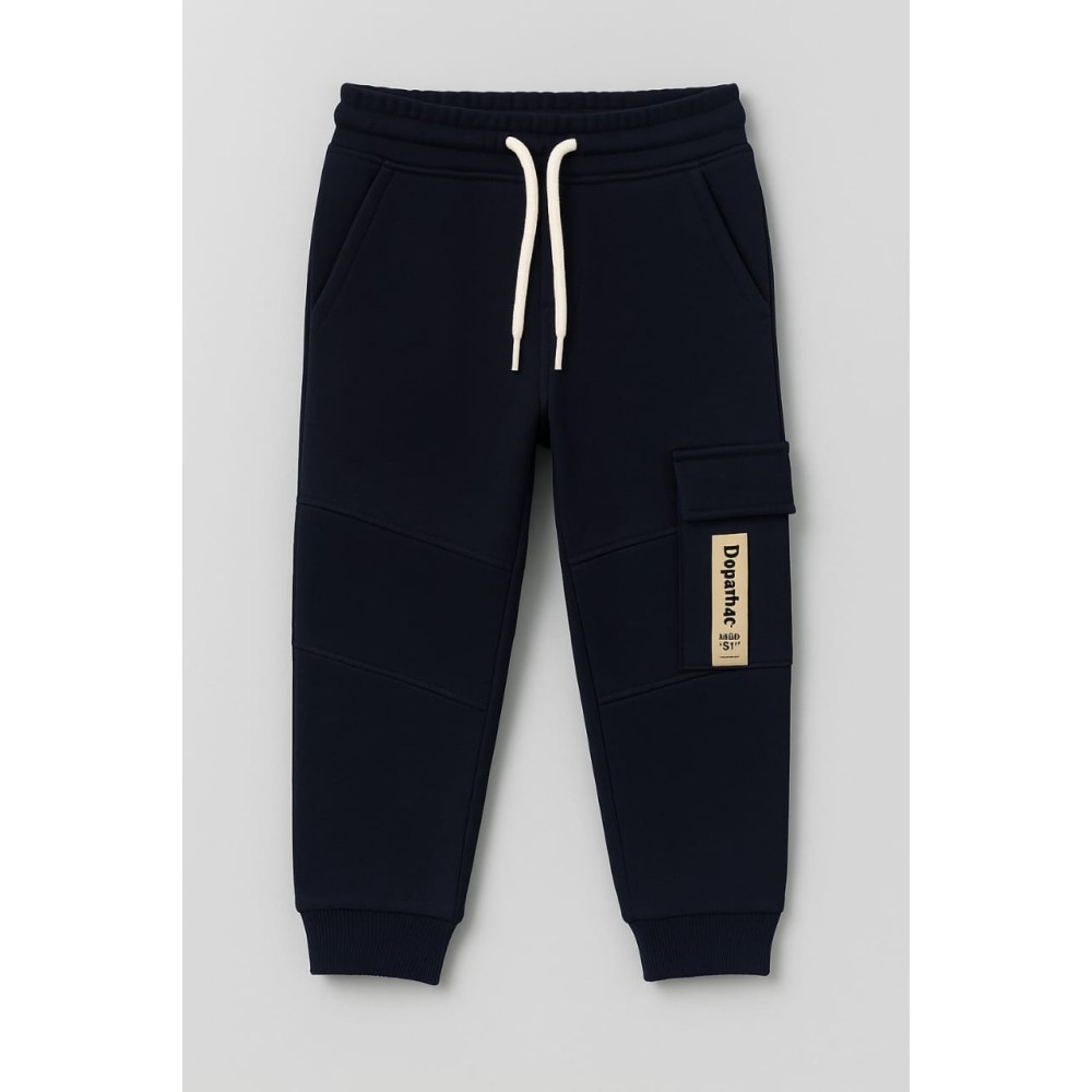 Παιδικό Παντελόνι Φόρμας Για Αγόρι 2-6 Χρονών Σκούρο Μπλε