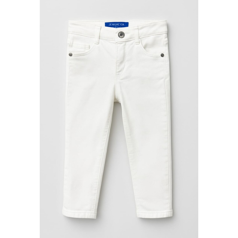 Παιδικό Παντελόνι Για Αγόρι 3-10 Χρονών Λεύκο