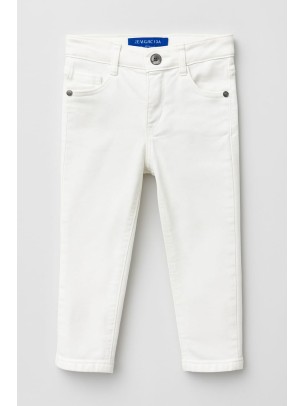 Παιδικό Παντελόνι Για Αγόρι 3-10 Χρονών Λεύκο