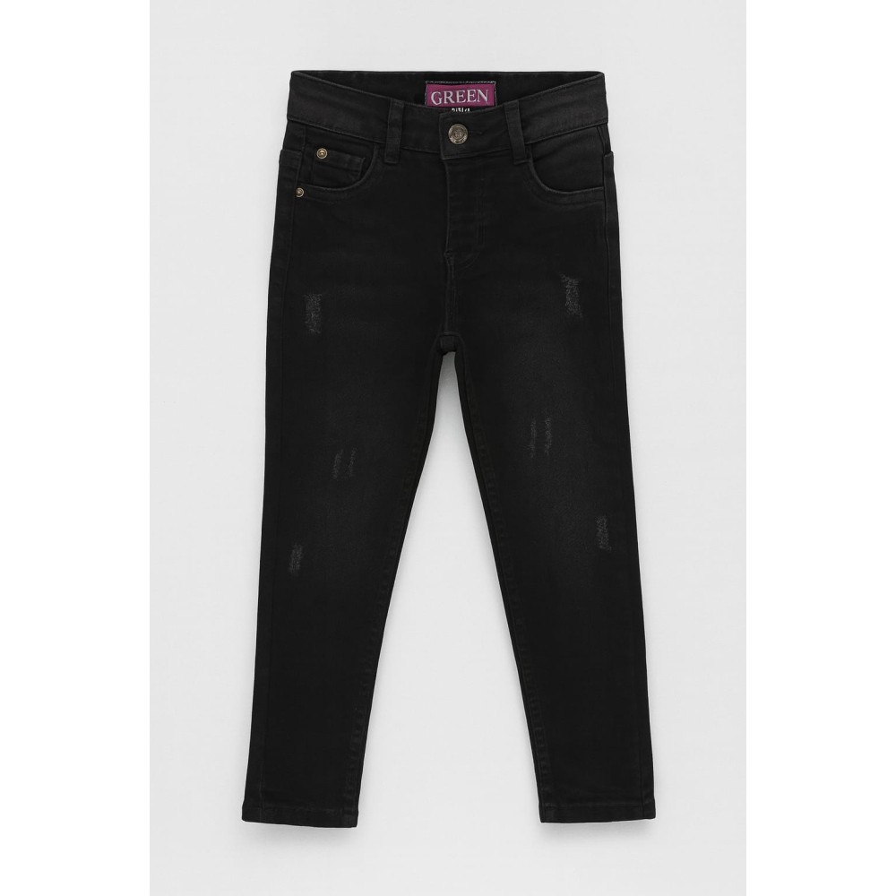 Παιδικό Παντελόνι Τζιν Για Αγόρι 5-11 Χρονών Μαύρο