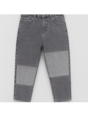 Παιδικό Παντελόνι Τζιν Για Αγόρι 6-10 Χρονών Γκρι