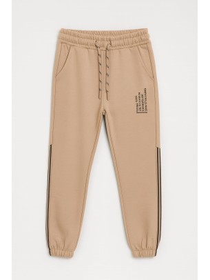 Παιδικό Παντελόνι Φόρμας Για Αγόρι  4-12 Χρονών Ανοιχτό Καφέ