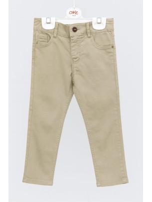 Παιδικό Παντελόνι Για Αγόρι 5-10 Χρονών Μπεζ