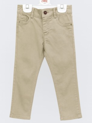 Παιδικό Παντελόνι Για Αγόρι 5-10 Χρονών Μπεζ