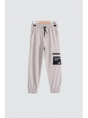 Παιδικό Παντελόνι Φόρμας Για Αγόρι 7-14 Χρονών Γκρι