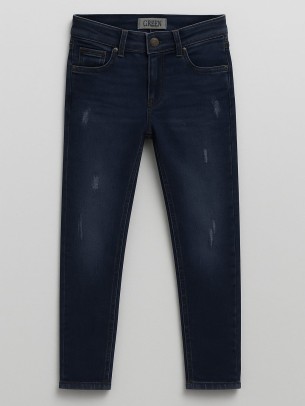 Παιδικό Παντελόνι Τζιν Για Κορίτσι 11-16 Χρονών Μπλε