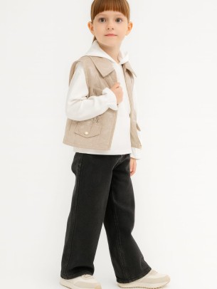 Παιδικό Σετ Για Κορίτσι 2-5 Χρονών Μπεζ - Μαύρο