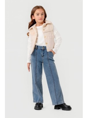 Παιδικό Σετ Για Κορίτσι 6-9 Χρονών Πούδρα - Μπλε