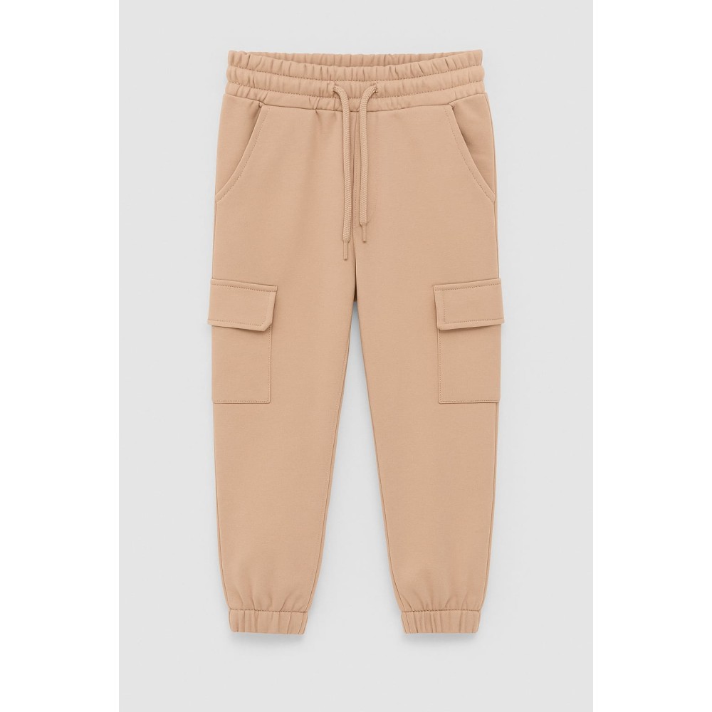 Παιδικό Παντελόνι Φόρμας Για Αγόρι 2-8 Χρονών Ανοιχτό Καφέ