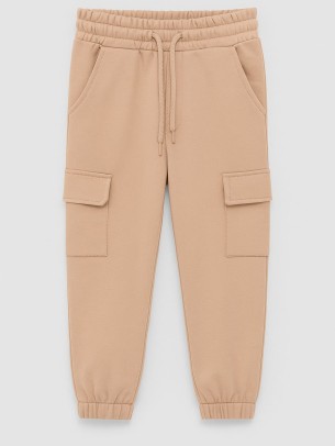 Παιδικό Παντελόνι Φόρμας Για Αγόρι 2-8 Χρονών Ανοιχτό Καφέ