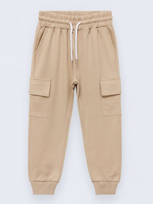 Παιδικό Παντελόνι Φόρμας Για Αγόρι 2-5 Χρονών Μπεζ
