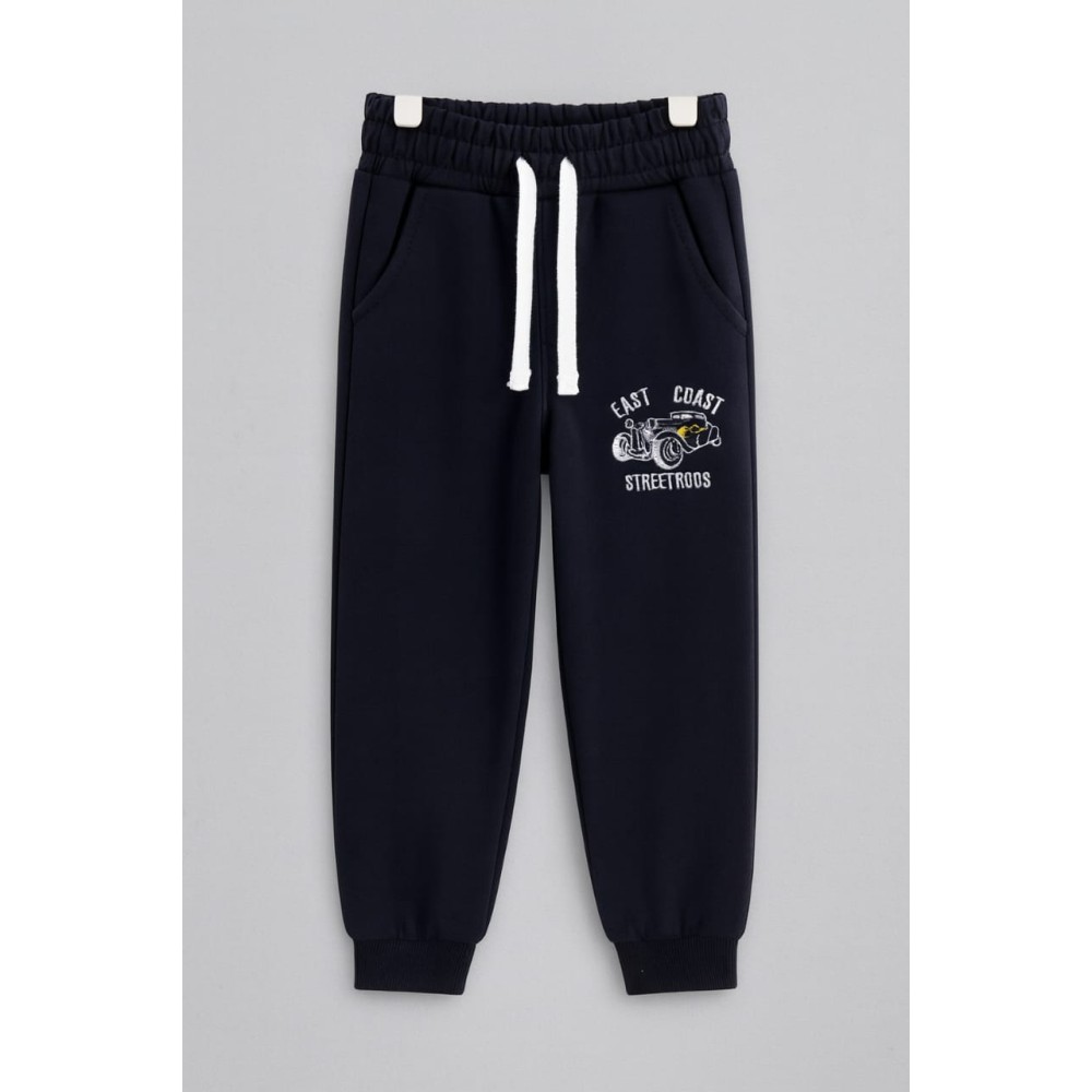 Παιδικό Παντελόνι Φόρμας Για Αγόρι 3-7 Χρονών Σκούρο Μπλέ 