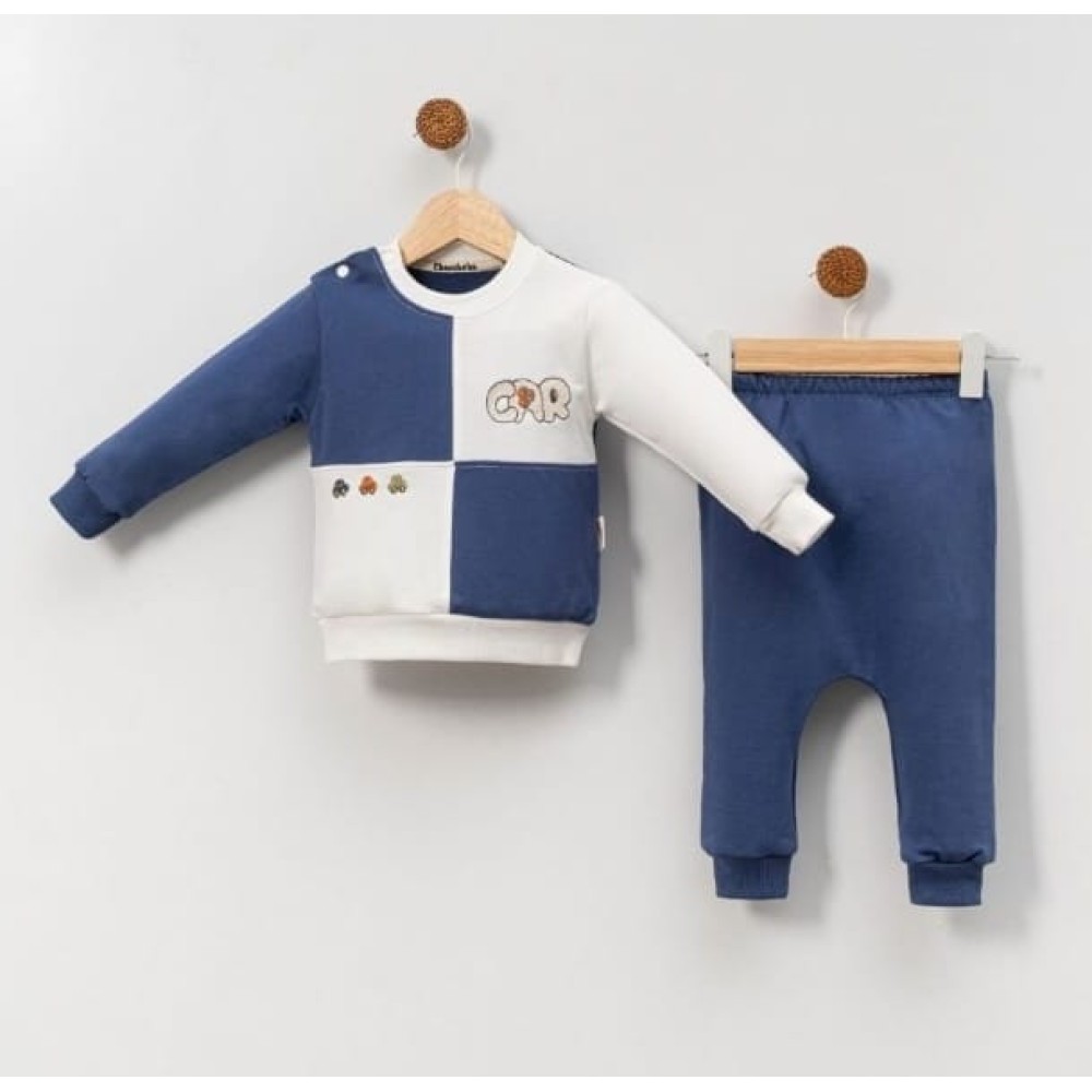 Βρεφικό Σετ Φόρμα Για Αγόρι 3-18 Μηνών Μπλε