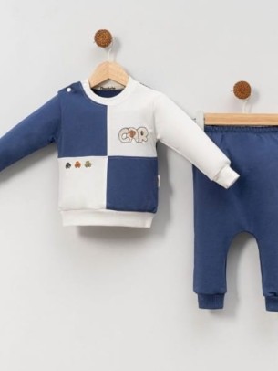 Βρεφικό Σετ Φόρμα Για Αγόρι 3-18 Μηνών Μπλε