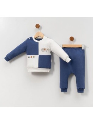 Βρεφικό Σετ Φόρμα Για Αγόρι 3-18 Μηνών Μπλε