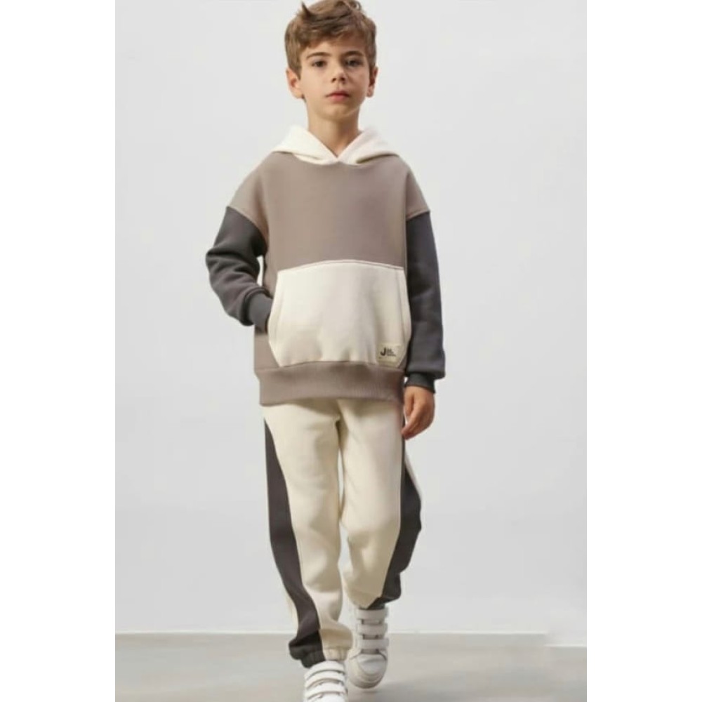 Παιδικό Σετ Φόρμα Για Αγόρι 4-7 Χρονών Γκρι