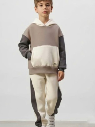 Παιδικό Σετ Φόρμα Για Αγόρι 4-7 Χρονών Γκρι