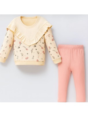 Βρεφικό Σετ Για Κορίτσι 6-24 Μηνών Ρόζ