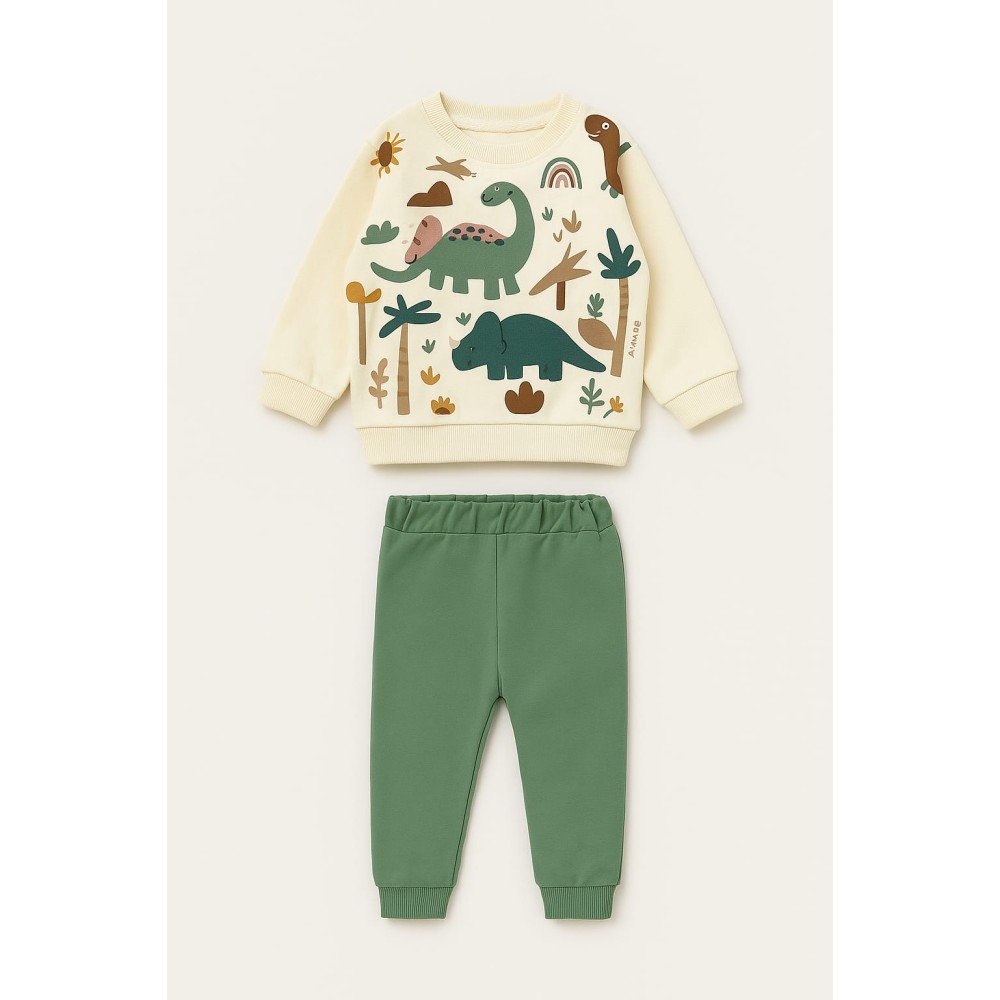 Βρεφικό Σετ Φόρμα Για Αγόρι 6-24 Μηνών Πράσινο