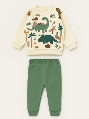 Βρεφικό Σετ Φόρμα Για Αγόρι 6-24 Μηνών Πράσινο