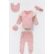 Σετ Νεογέννητο 5 Τμχ Για Κορίτσι  0-3 Μηνών Ροζ