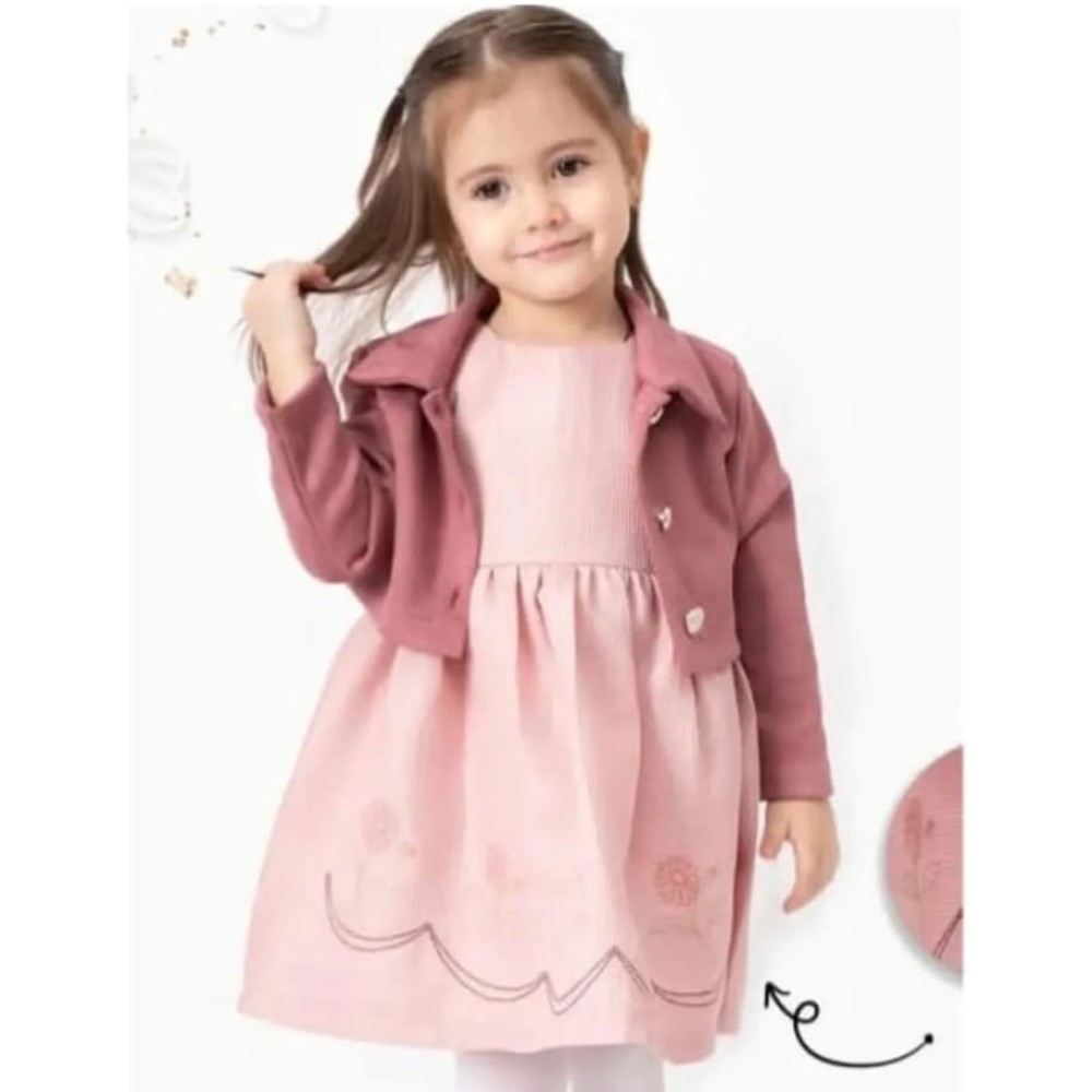 Παιδικό  Φόρεμα 2-5 Χρονών Ροζ