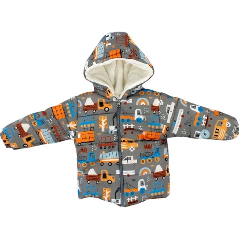 Βρεφικό Μπουφάν για Αγόρι 1-4 Χρονών Ανθρακί