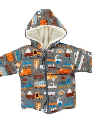 Βρεφικό Μπουφάν για Αγόρι 1-4 Χρονών Ανθρακί