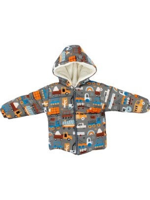 Βρεφικό Μπουφάν για Αγόρι 1-4 Χρονών Ανθρακί