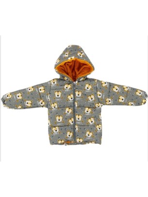Βρεφικό Μπουφάν για Αγόρι 1-4 Χρονών Γκρι
