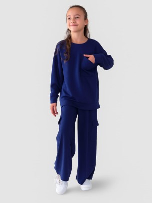 Παιδικό Σετ Για Κορίτσι 5-10 Χρονών Σκούρο Μπλε