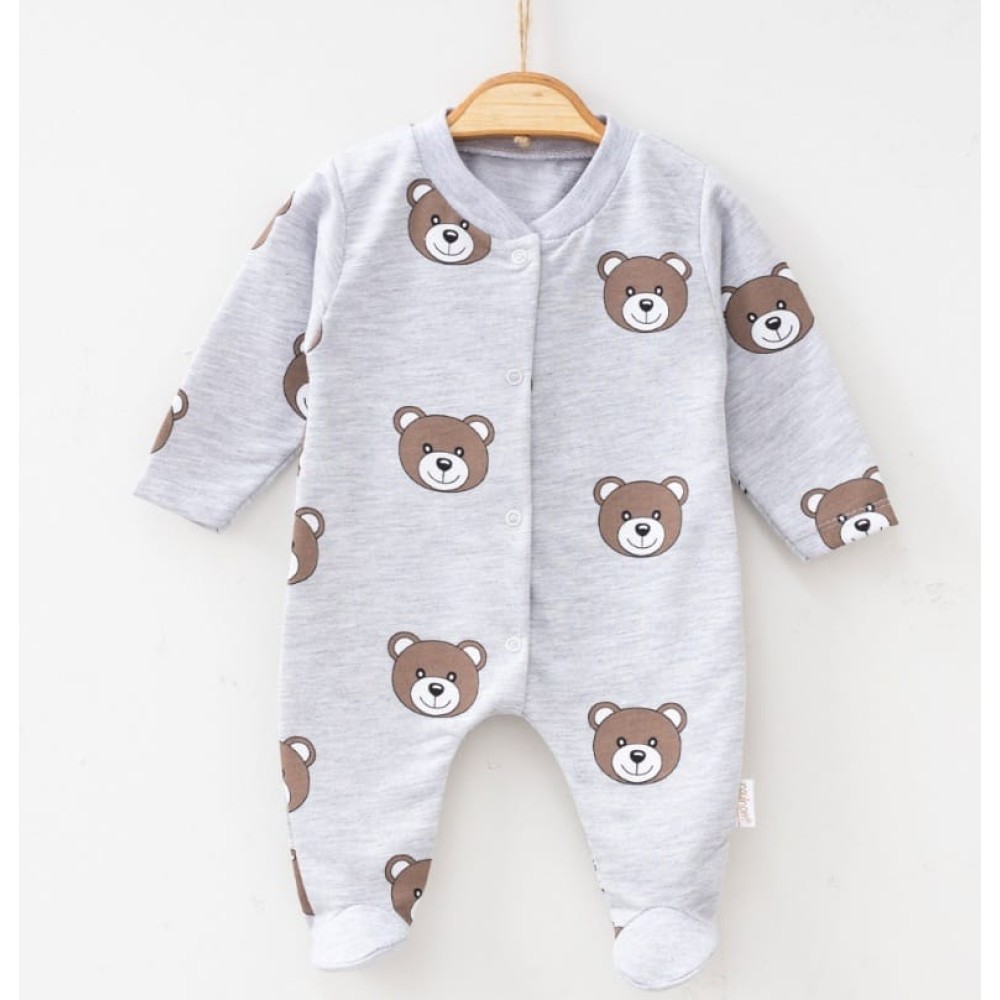 Βρεφικό Φορμάκι Για Αγόρι 1-6 Μηνών Γκρι