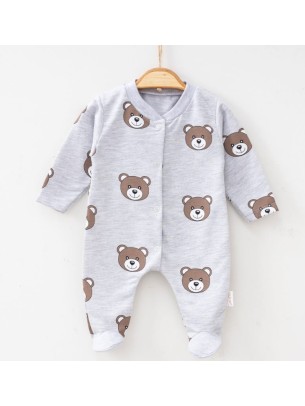 Βρεφικό Φορμάκι Για Αγόρι 1-6 Μηνών Γκρι