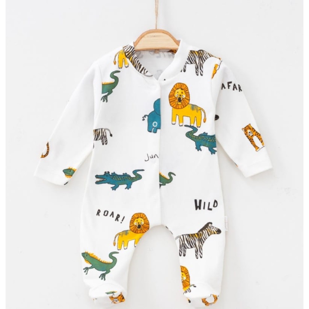 Βρεφικό Φορμάκι Για Αγόρι 1-6 Μηνών Εκρού