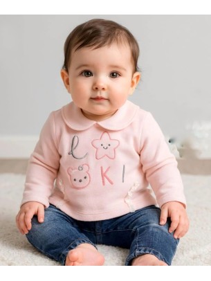 Βρεφικό Σετ Για Κορίτσι 6-18 Μηνών Ροζ