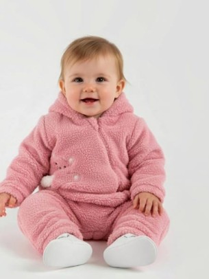 Βρεφική Φόρμα Εξόδου Για Κορίτσι 6-18 Μηνών Κοραλί