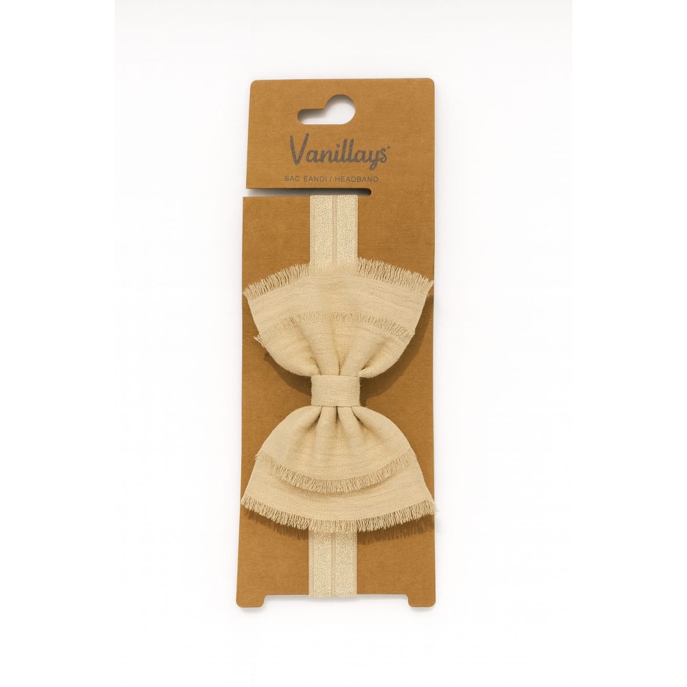 Βρεφική Κορδέλα σε Εκρού Χρώμα