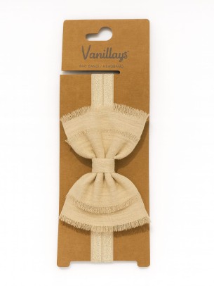 Βρεφική Κορδέλα σε Εκρού Χρώμα