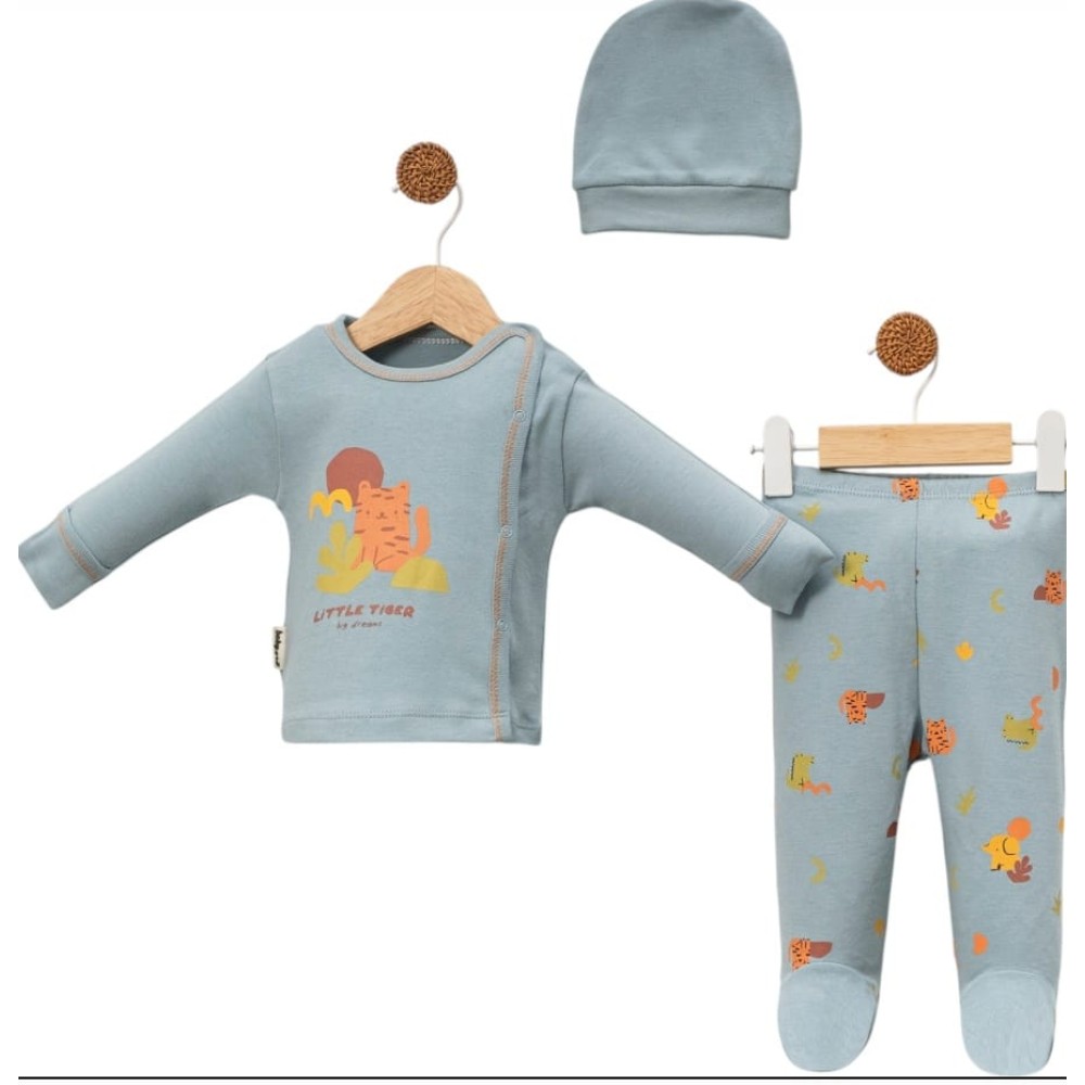 Σετ Νεογέννητο 3Τμχ 0-3 Μηνών Μέντα