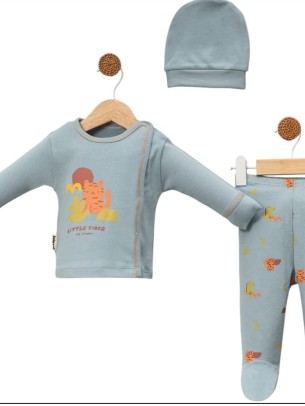 Σετ Νεογέννητο 3Τμχ 0-3 Μηνών Μέντα